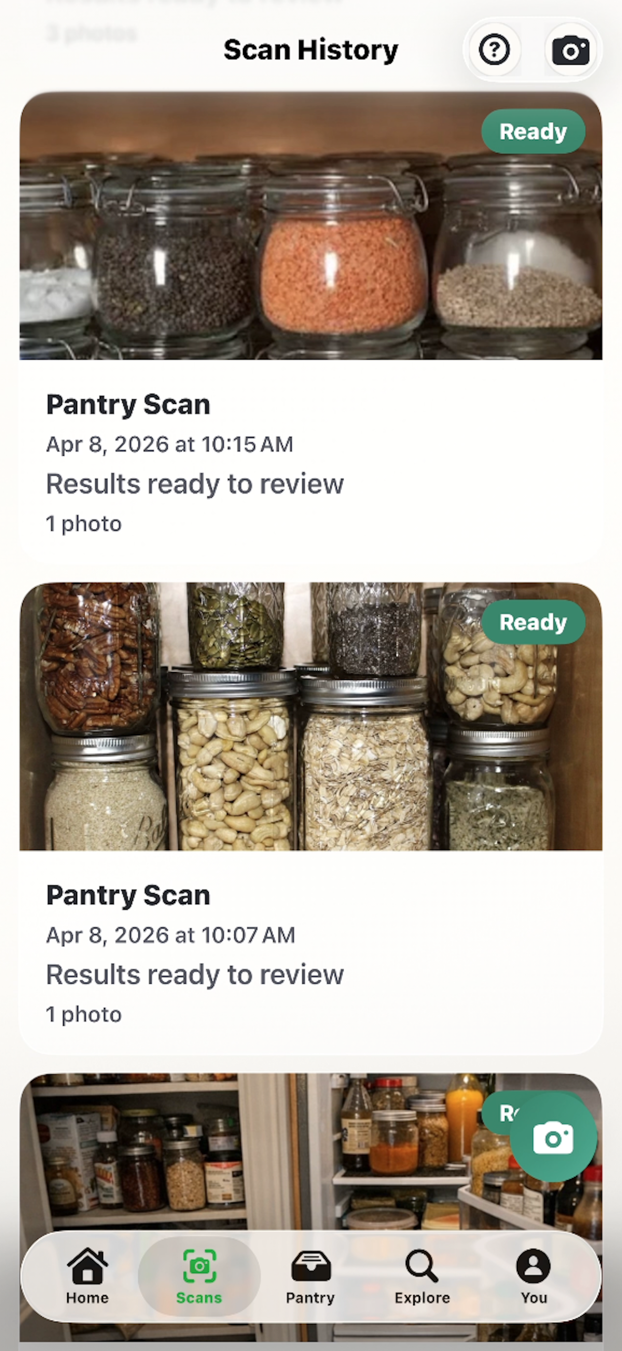 PantryRx AI recommendations